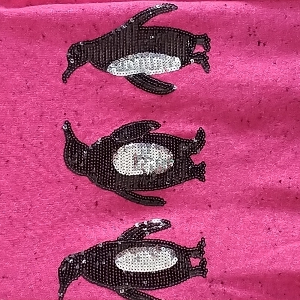 Karen Scott Whismy Penguin Sweater S - Picture 3 of 13